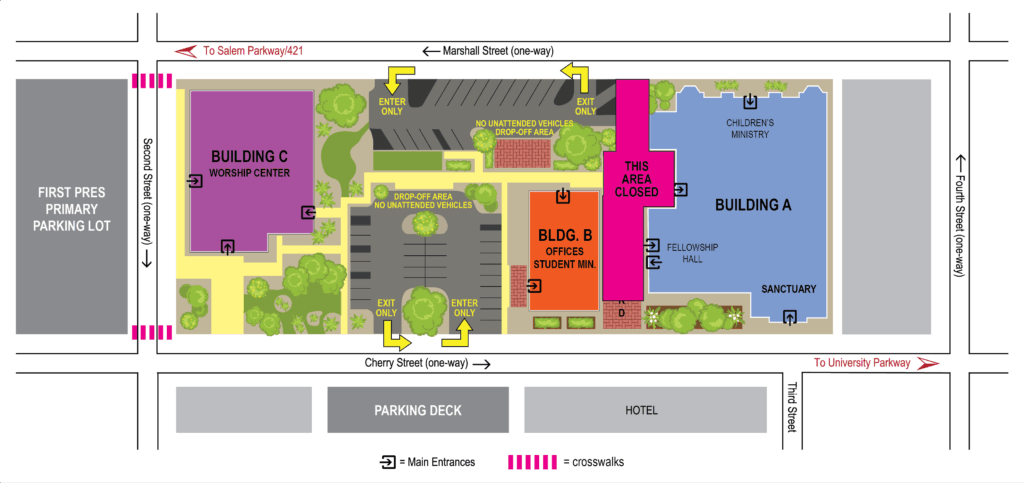 Campus Map Cherry Street PARKING Campus Map Cherry Street PARKING