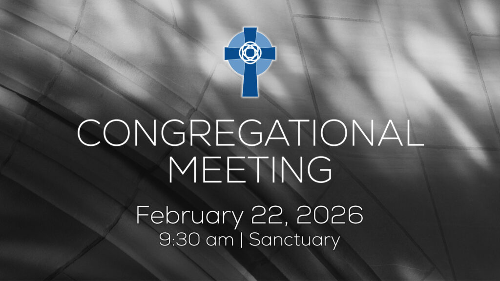 Congregational Meeting Title with Date Slide