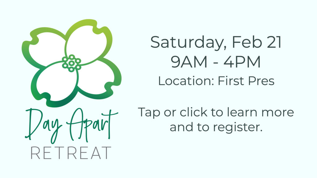 Day Apart Retreat SPRING Tap or Click Slide