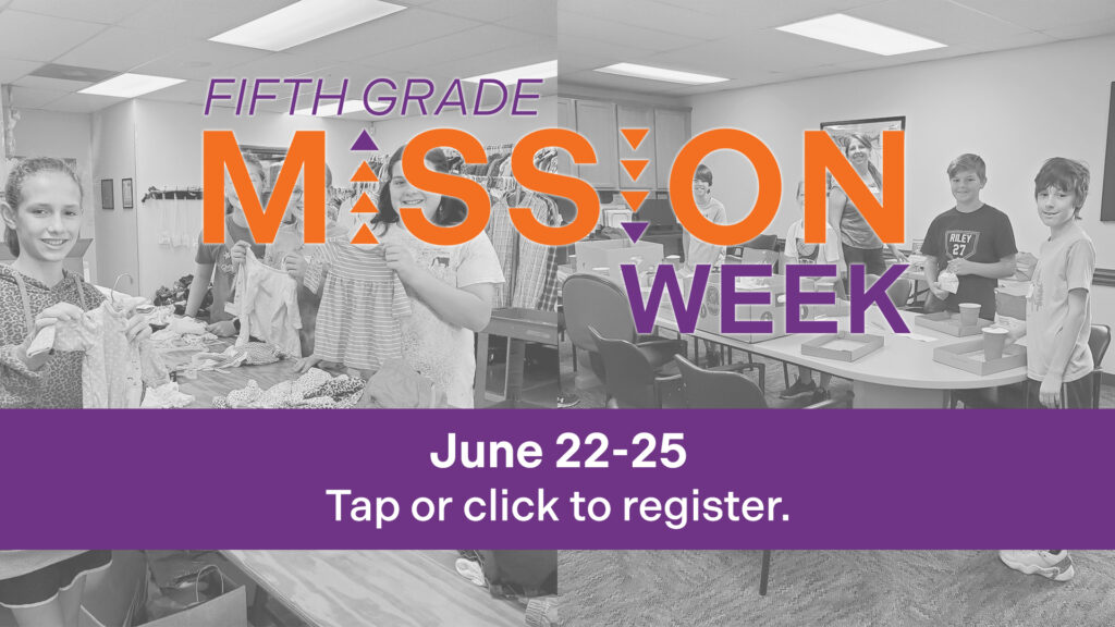 Fifth Grade Mission Week Website