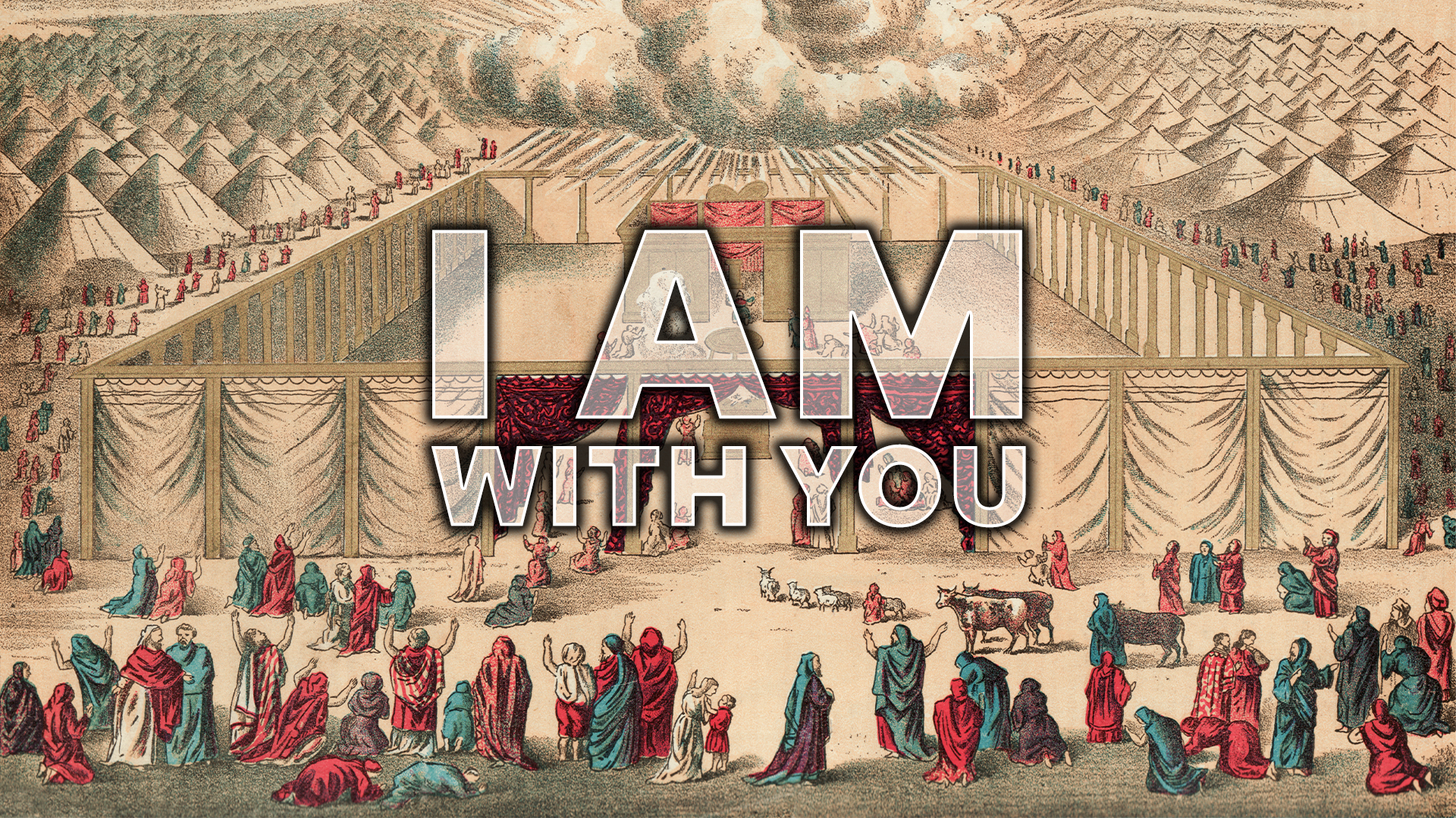 I Am With You White Fill Title Slide