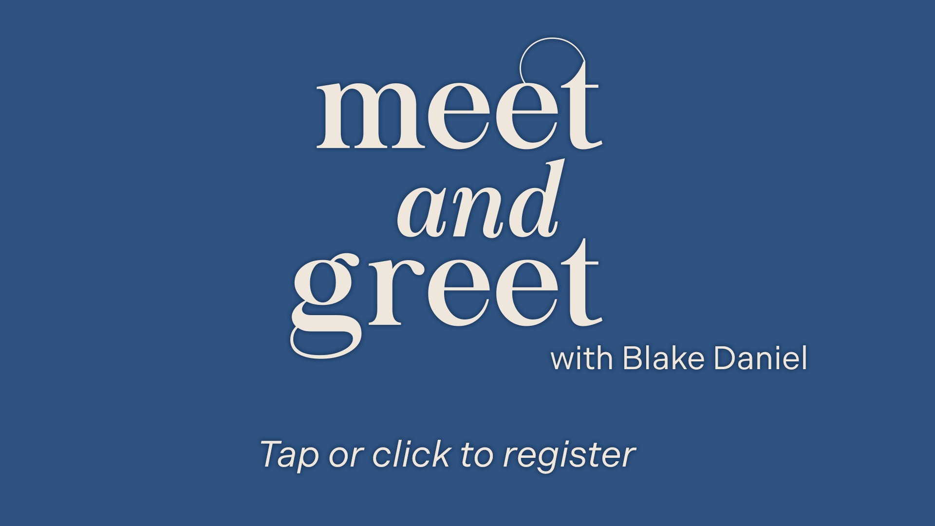 Meet and Greet Website Slide