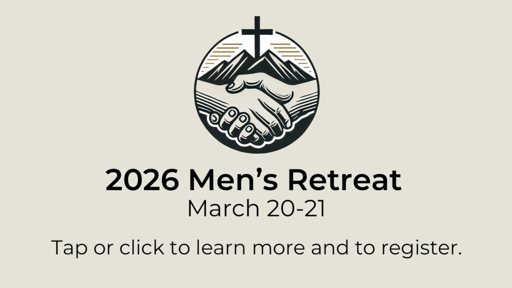 Mens Retreat Tap or Click Slide