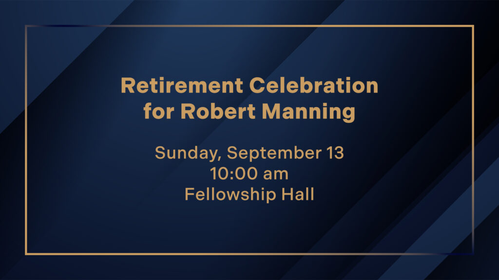 Robert Manning Retirement Celebration Slide